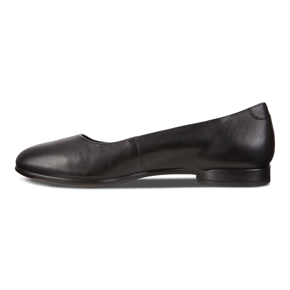 ECCO Womens Ballerinas Black - Anal - CDH-372046